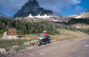 Up on top of Glacier National Park at Logan Pass.