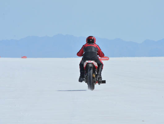 Speedless – Bonneville Salt Flats Covered With Water