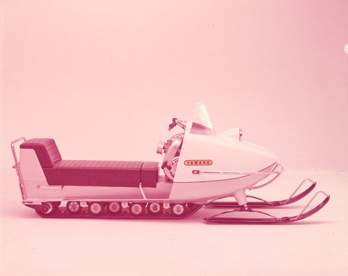 Yamaha's first snowmobile in 1968
