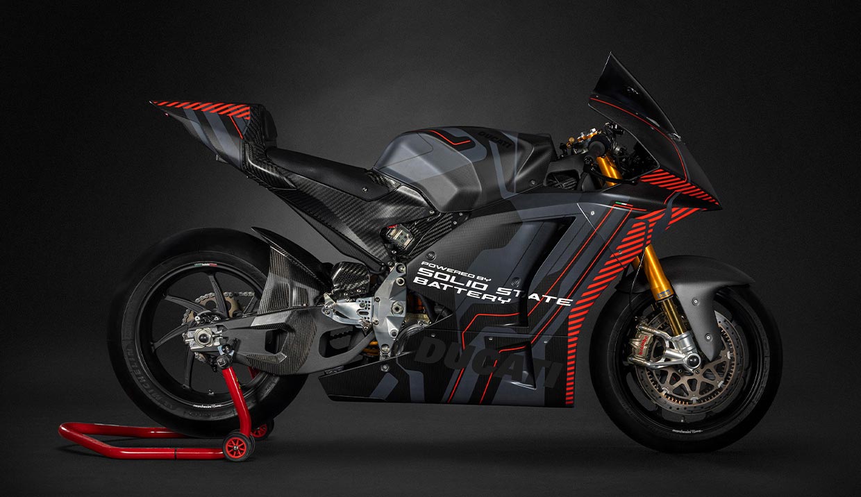 Ducati V21L prototype with solid-state battery technology
