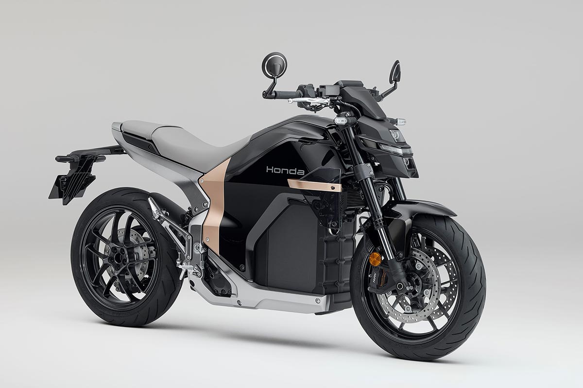 Honda WN7 electric motorcycle unveiled in Europe with futuristic naked design