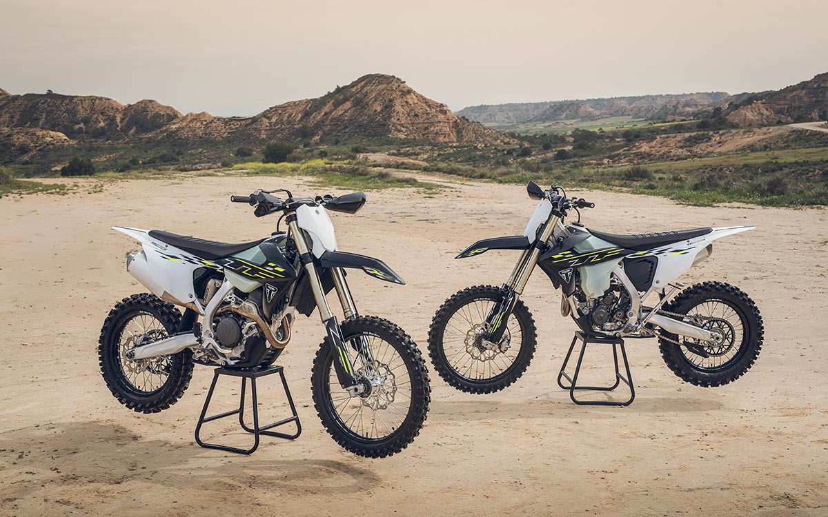 Triumph TF 250-C and TF 450-C cross country motorcycles 2025 model lineup