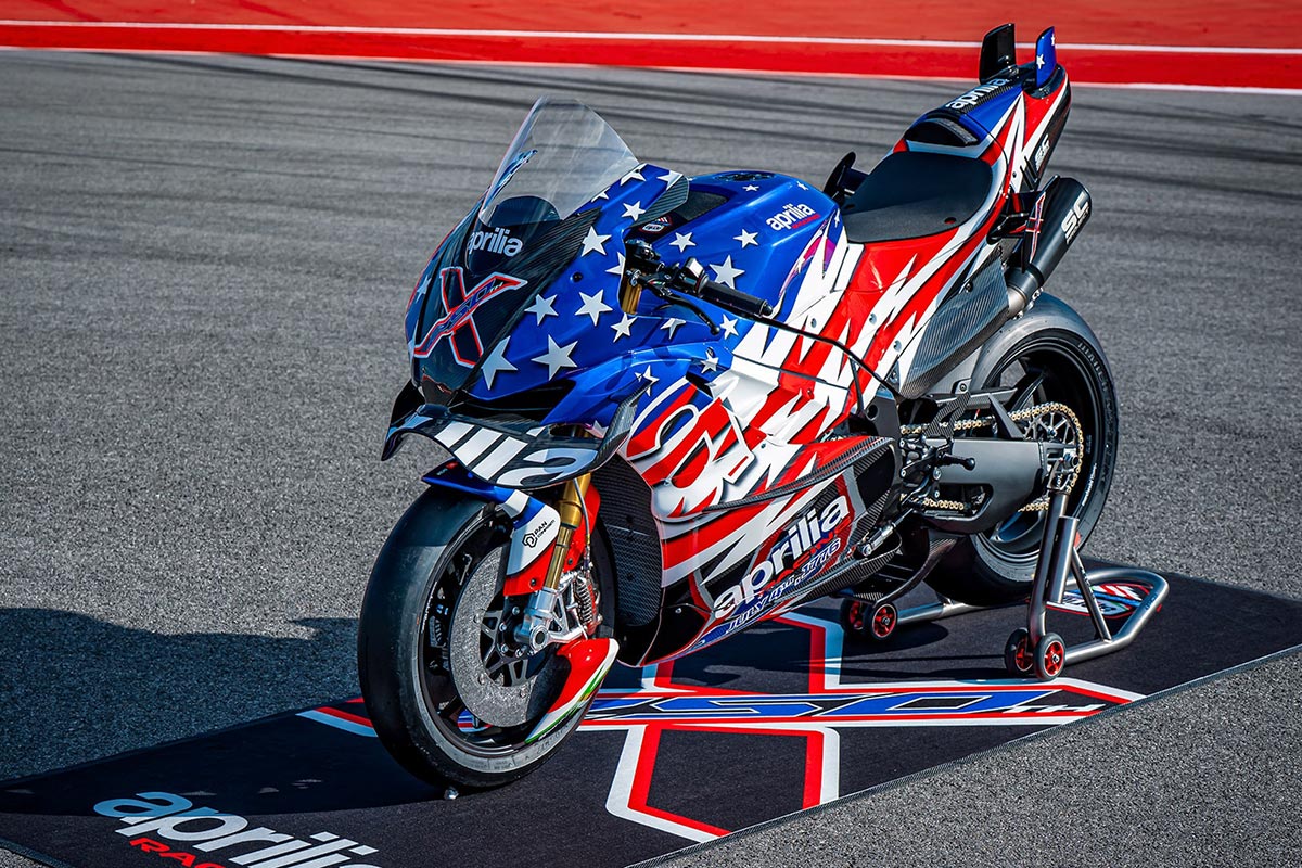 Aprilia X 250TH MotoGP inspired limited edition superbike with carbon components