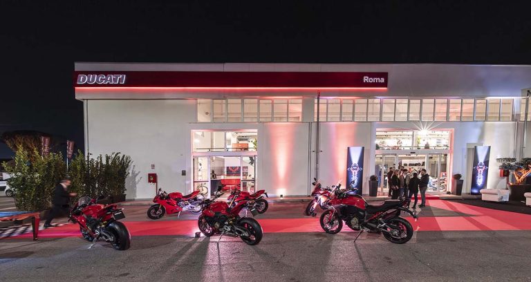 Ducati Roma dealership DesertX Opens Doors in Rome with Grand Inauguration