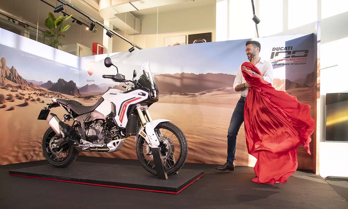Ducati DesertX Unveiled New Ducati DesertX unveiling
