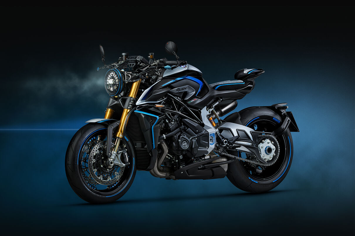 MV Agusta Rush Titanio limited edition hyper naked motorcycle with titanium details